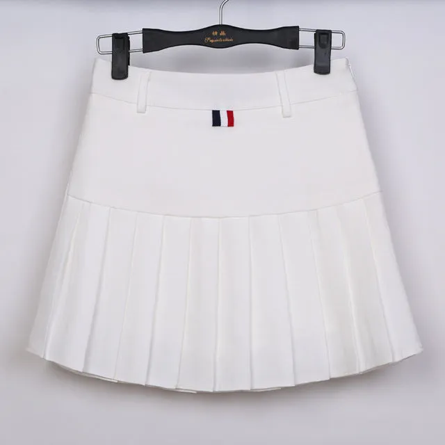 2017 high waist pleated skirts Kawaii Harajuku Skirts women girls lolita a-line sailor skirt Large Size Preppy school uniform