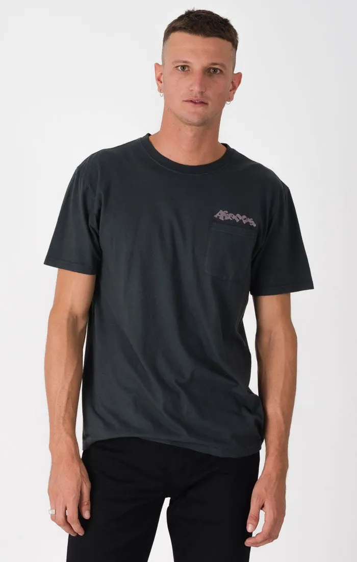 Afends Mens Glad - Standard Fit Pocket Tee