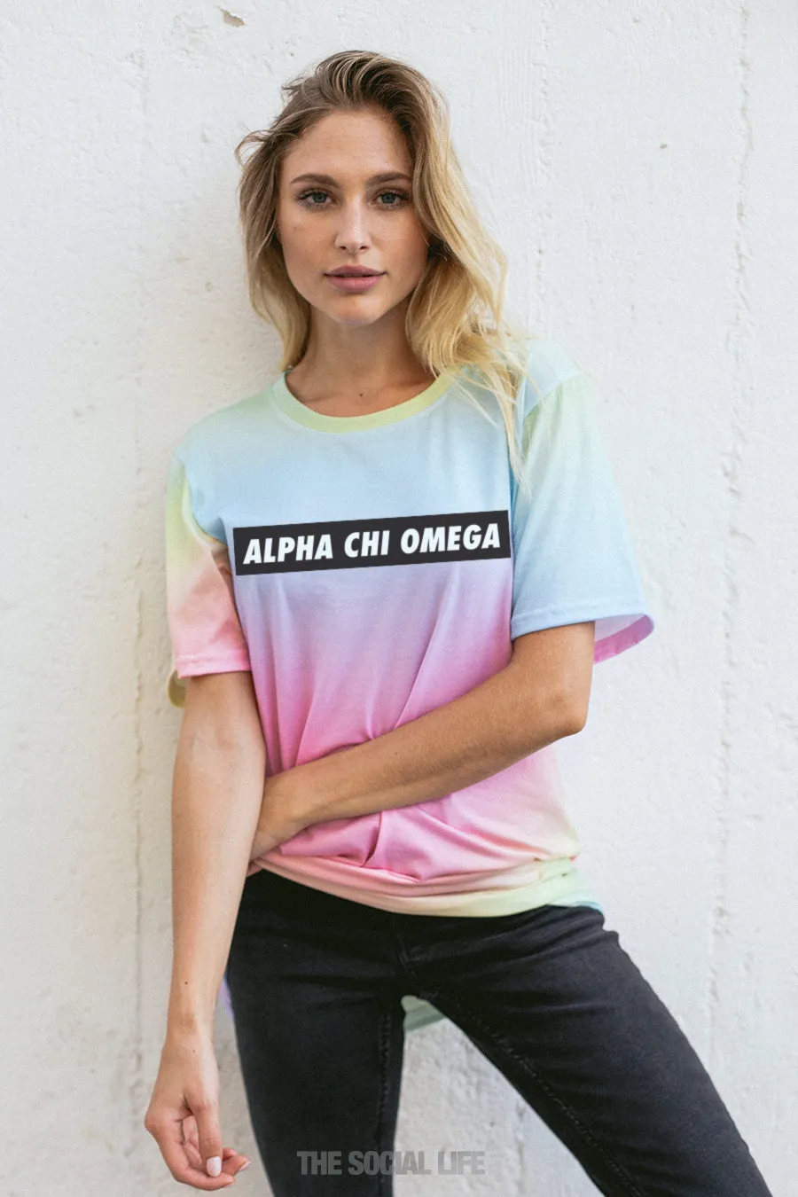 Alpha Chi Omega Holographic Tee