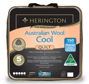 Australian Cool Wool 150GSM Quilt Range