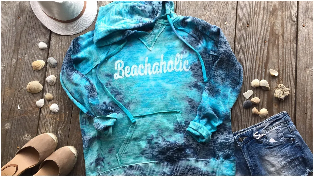 Beachaholic Tie Dye Hoodie - Final Sale