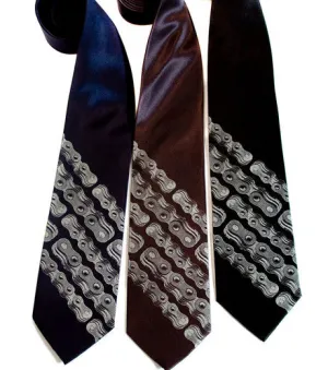 Bike Chain Stripe Necktie