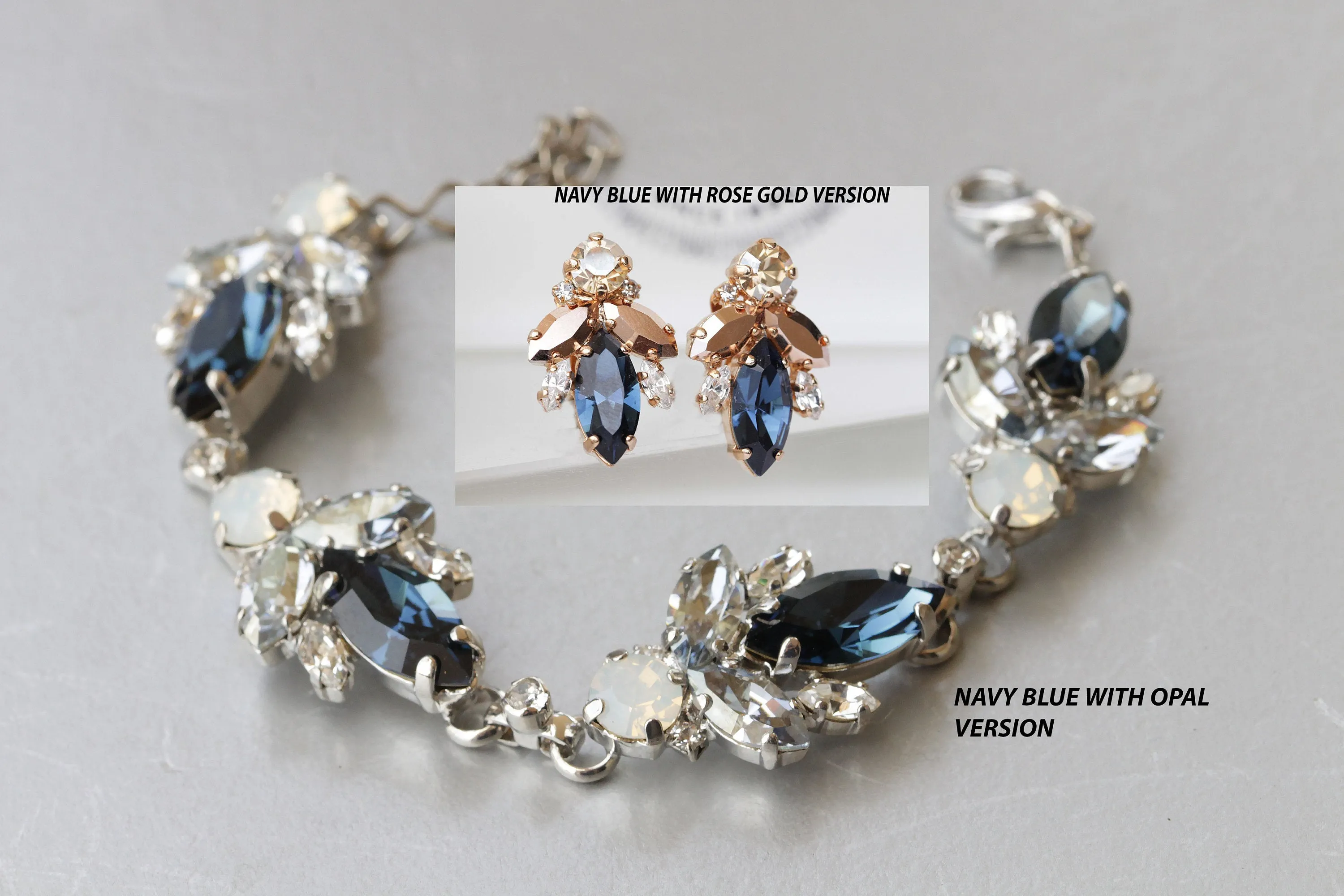 Blue Navy Bridal BRACELET,