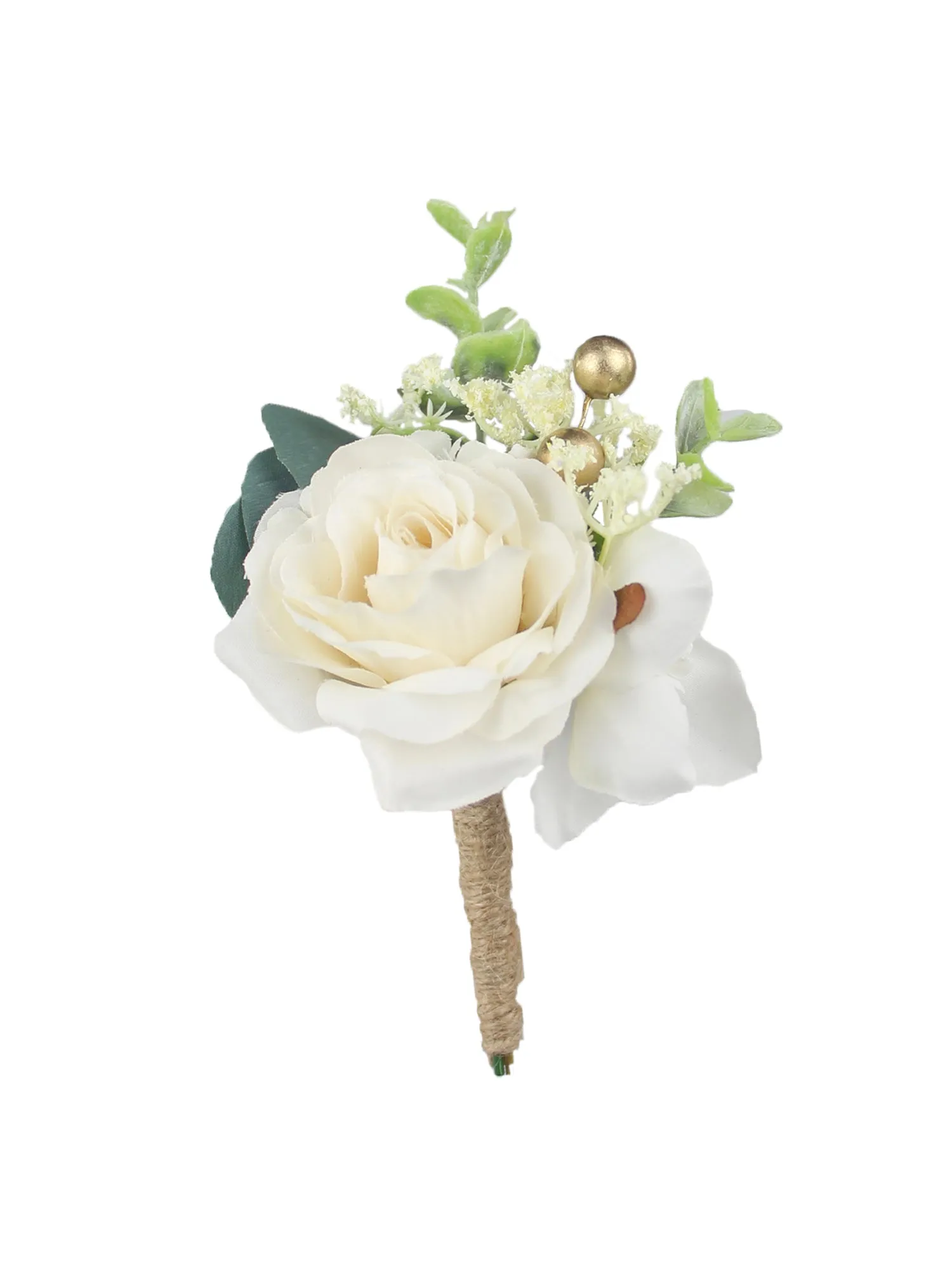 Boutonnieres Cream White