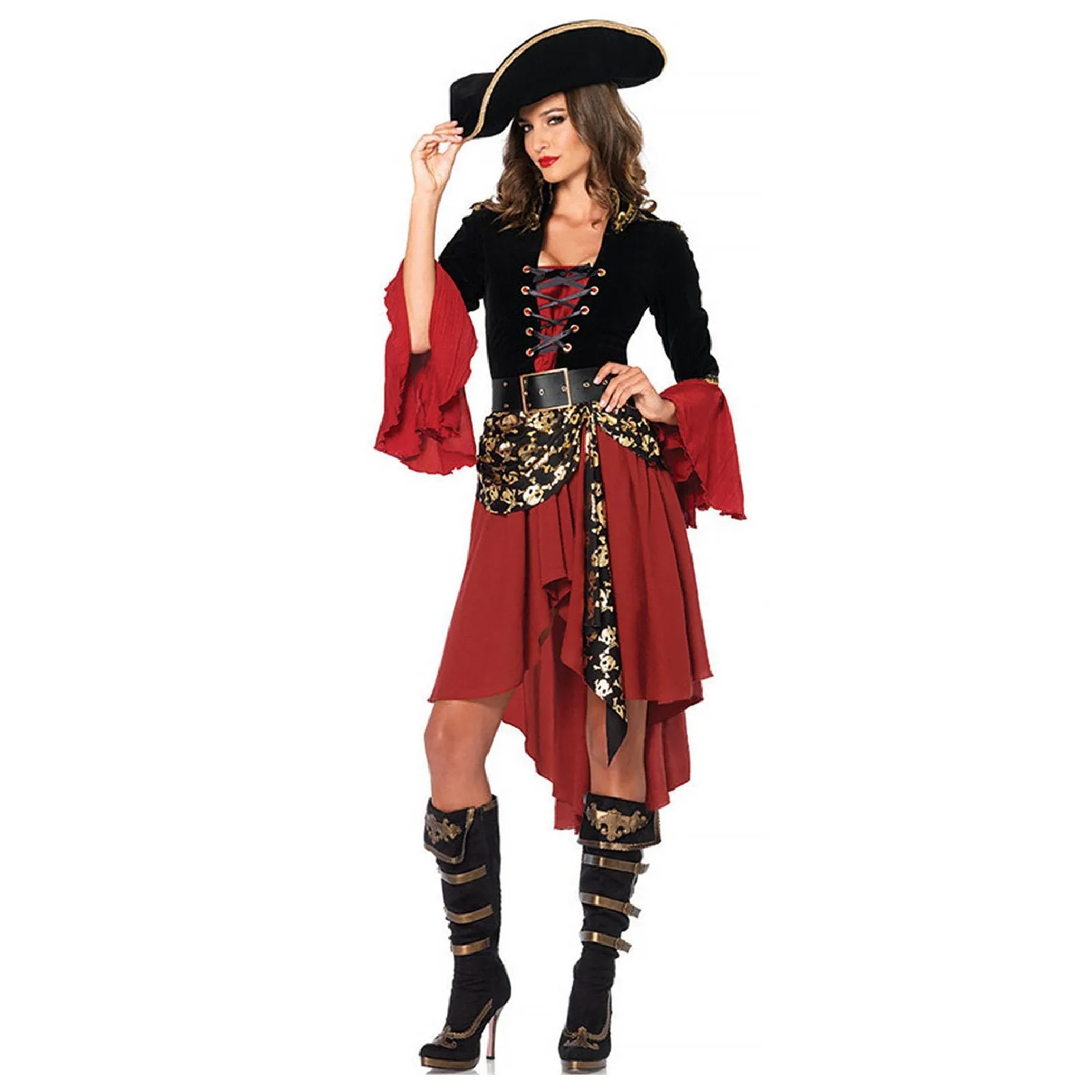 Captain Jack Adult Female Pirates Cosplay Costume