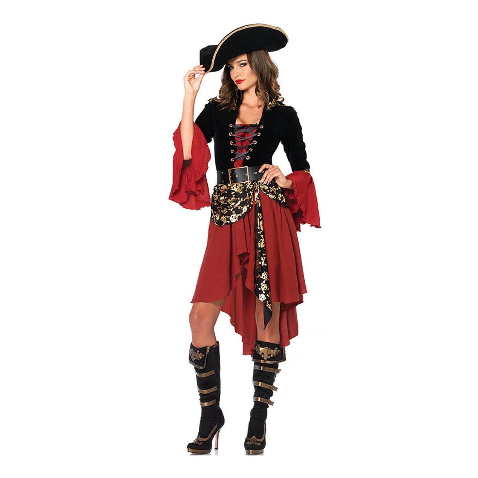 Captain Jack Adult Female Pirates Cosplay Costume