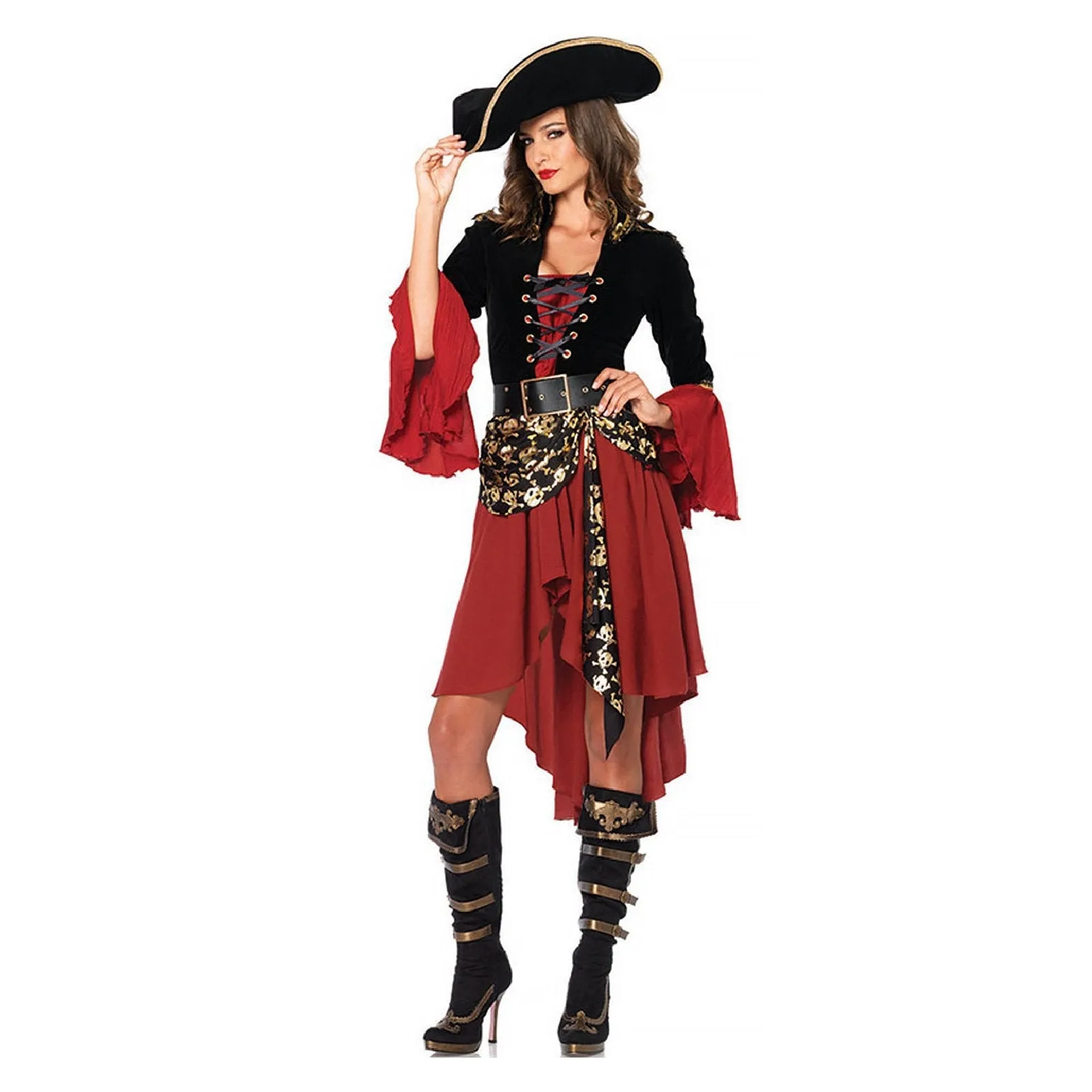 Captain Jack Adult Female Pirates Cosplay Costume