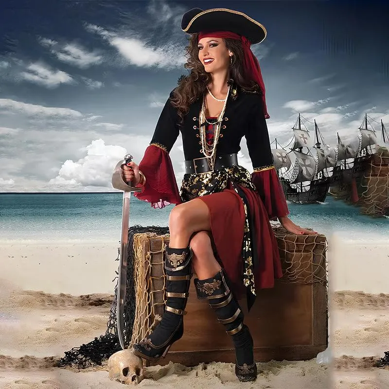 Captain Jack Adult Female Pirates Cosplay Costume