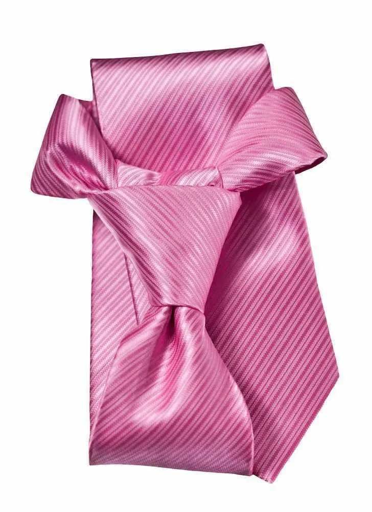 Classic Pink Striped Traditional Tie