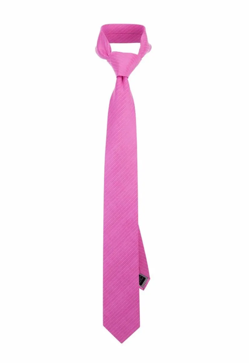 Classic Pink Striped Traditional Tie