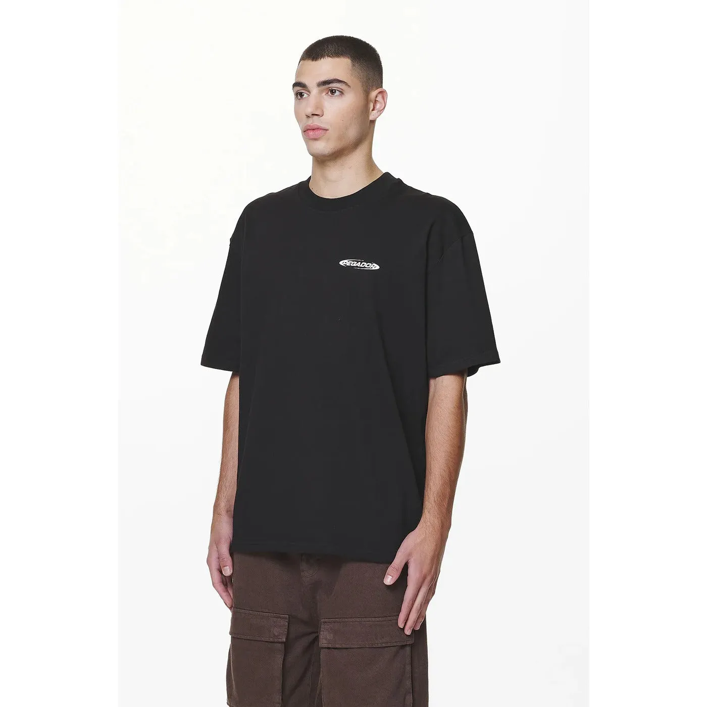 Crail Oversized Black Tshirt