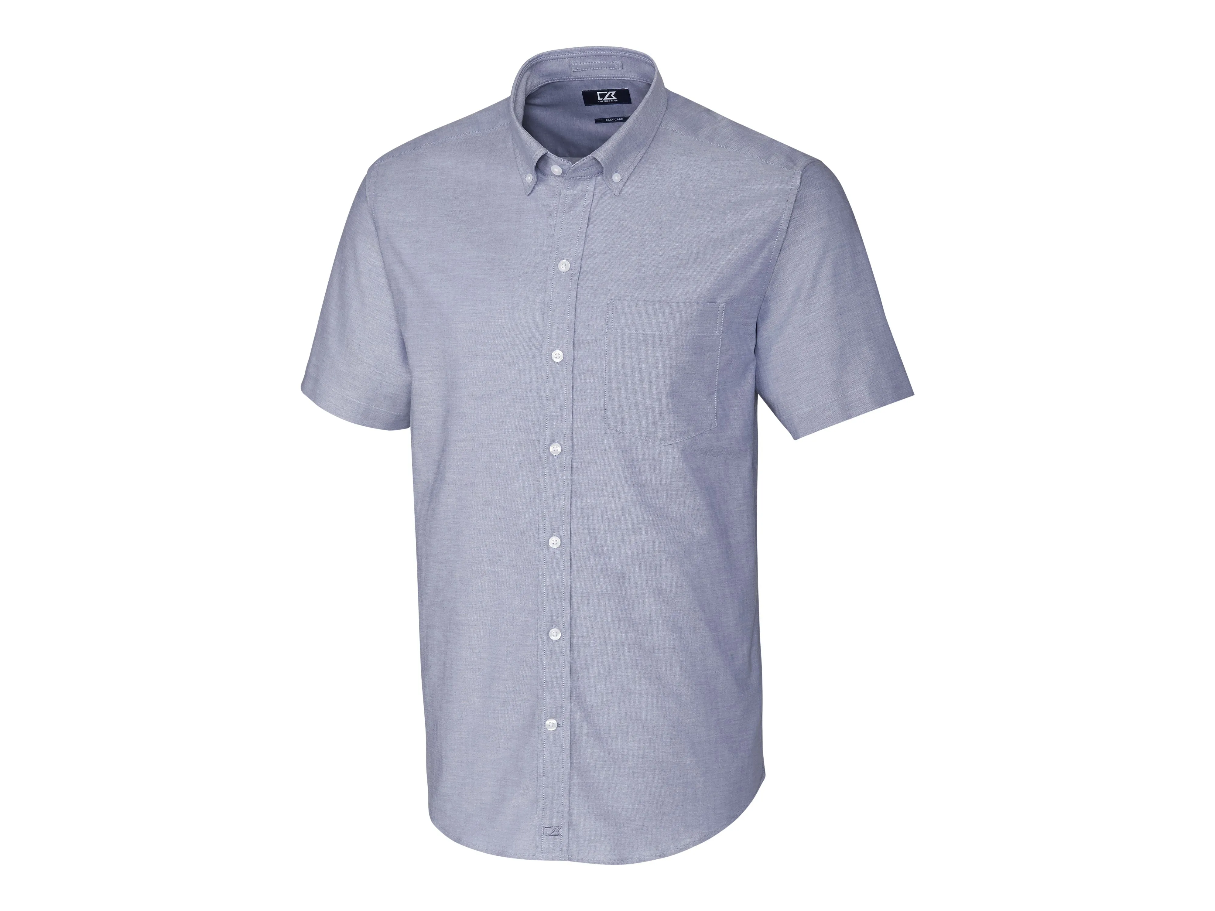 Cutter & Buck Stretch Oxford Mens Big and Tall Short Sleeve Dress Shirt