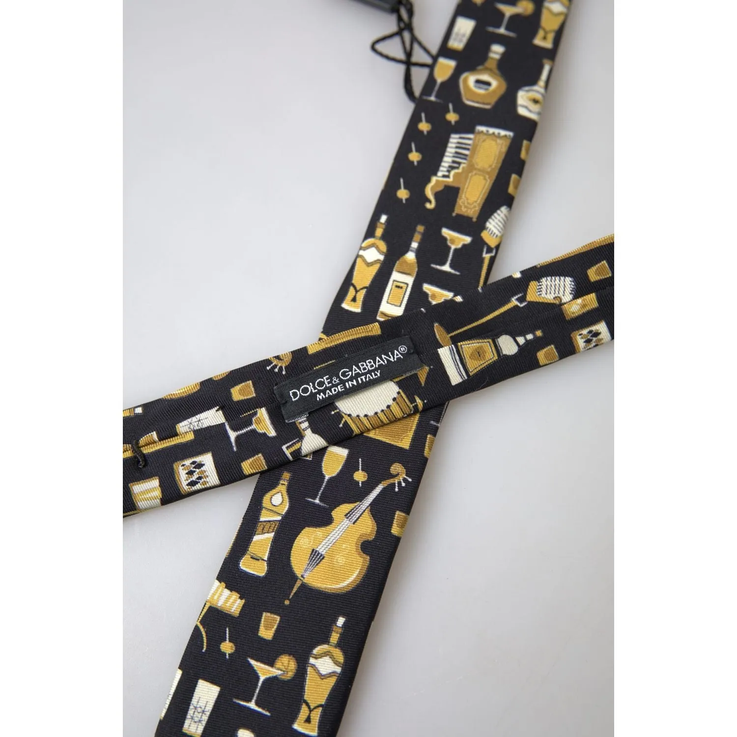 Dolce & Gabbana Exclusive Silk Tie with Musical Print