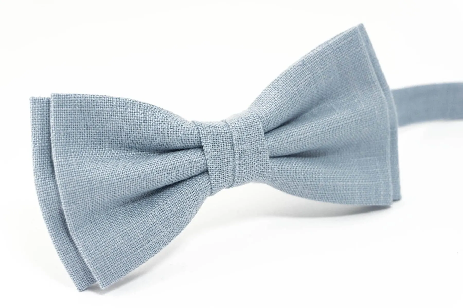 Dusty Blue Wedding Bow Tie | Elegant Bow Tie for Groomsmen and Formal Occasions