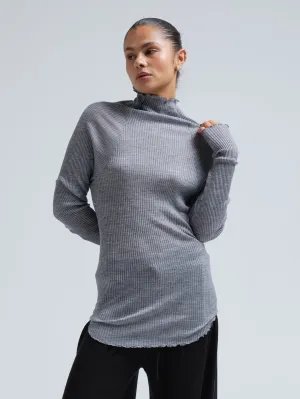 Fiori | Merino wool - Grey Melange