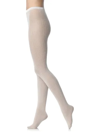 FOGAL 544 COSY Crochet Brown Tights 207 Nuage