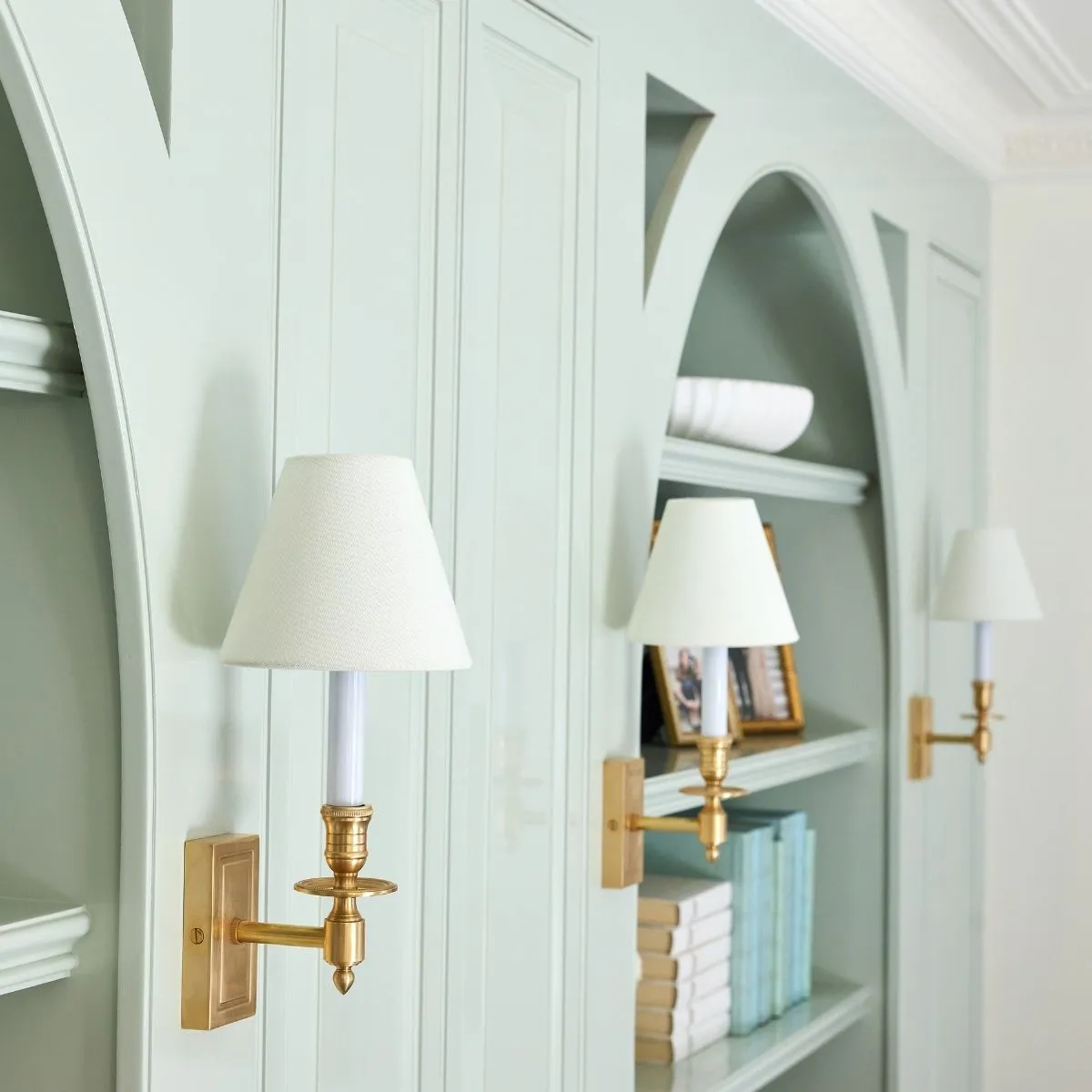 French Single Library Sconce