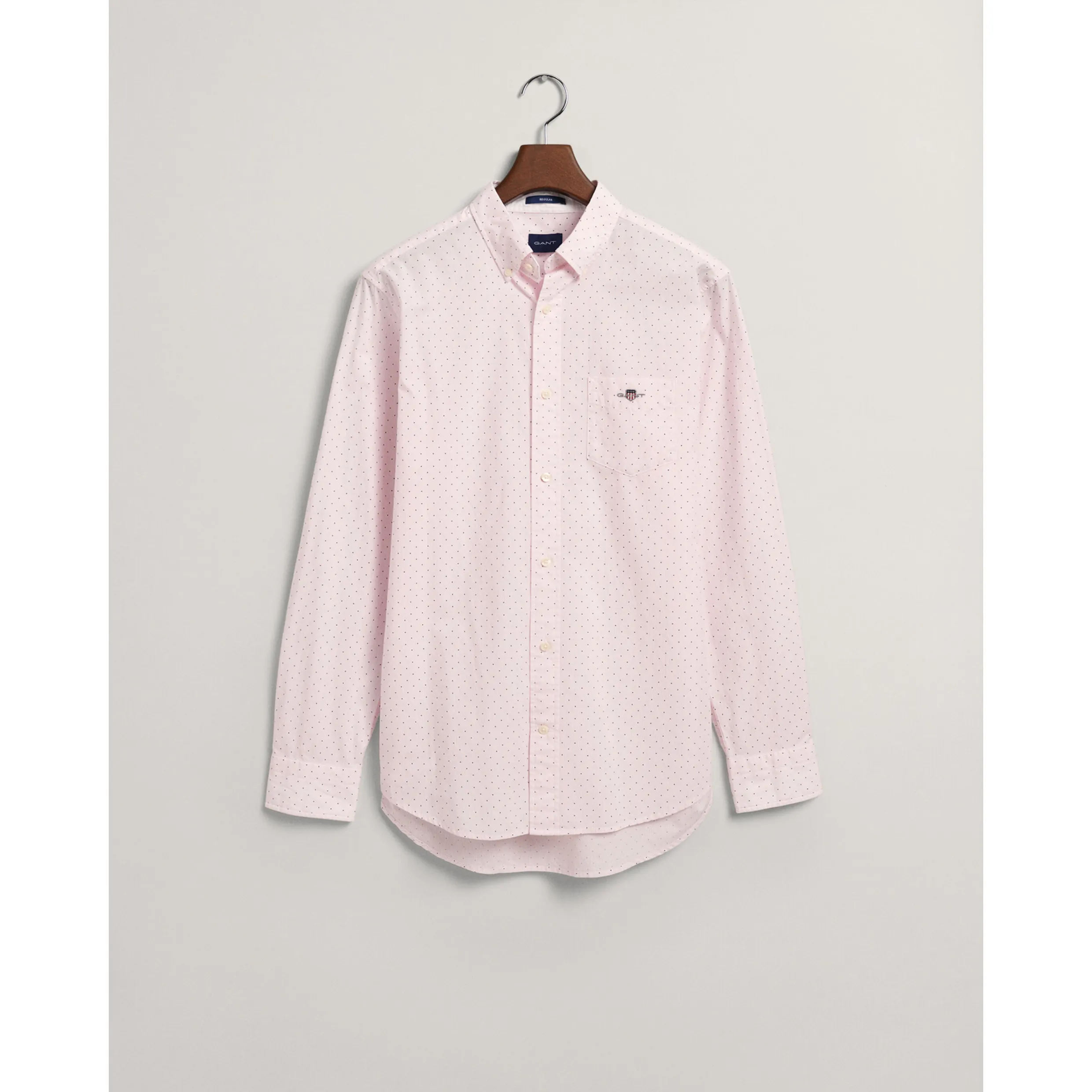 GANT Regular Fit Banker Dot Shirt 3230110 California Pink