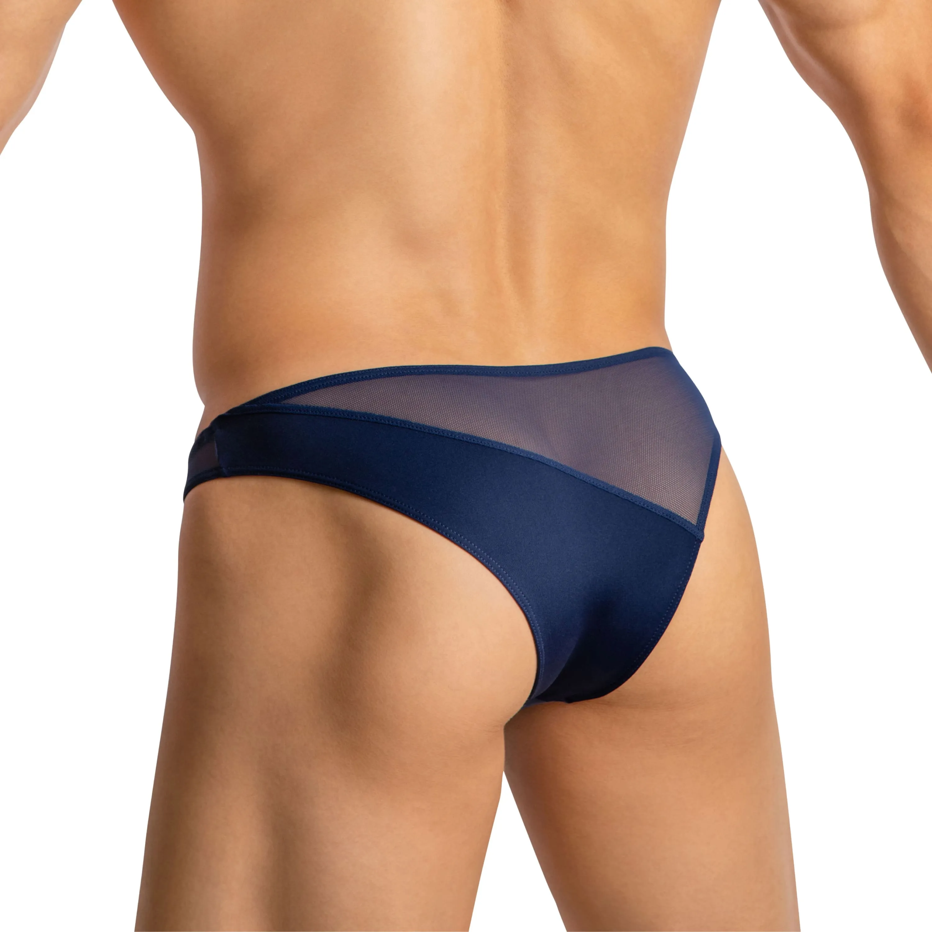 High-Quality Half-Mesh Mens Thongs - Good Devil GDJ019