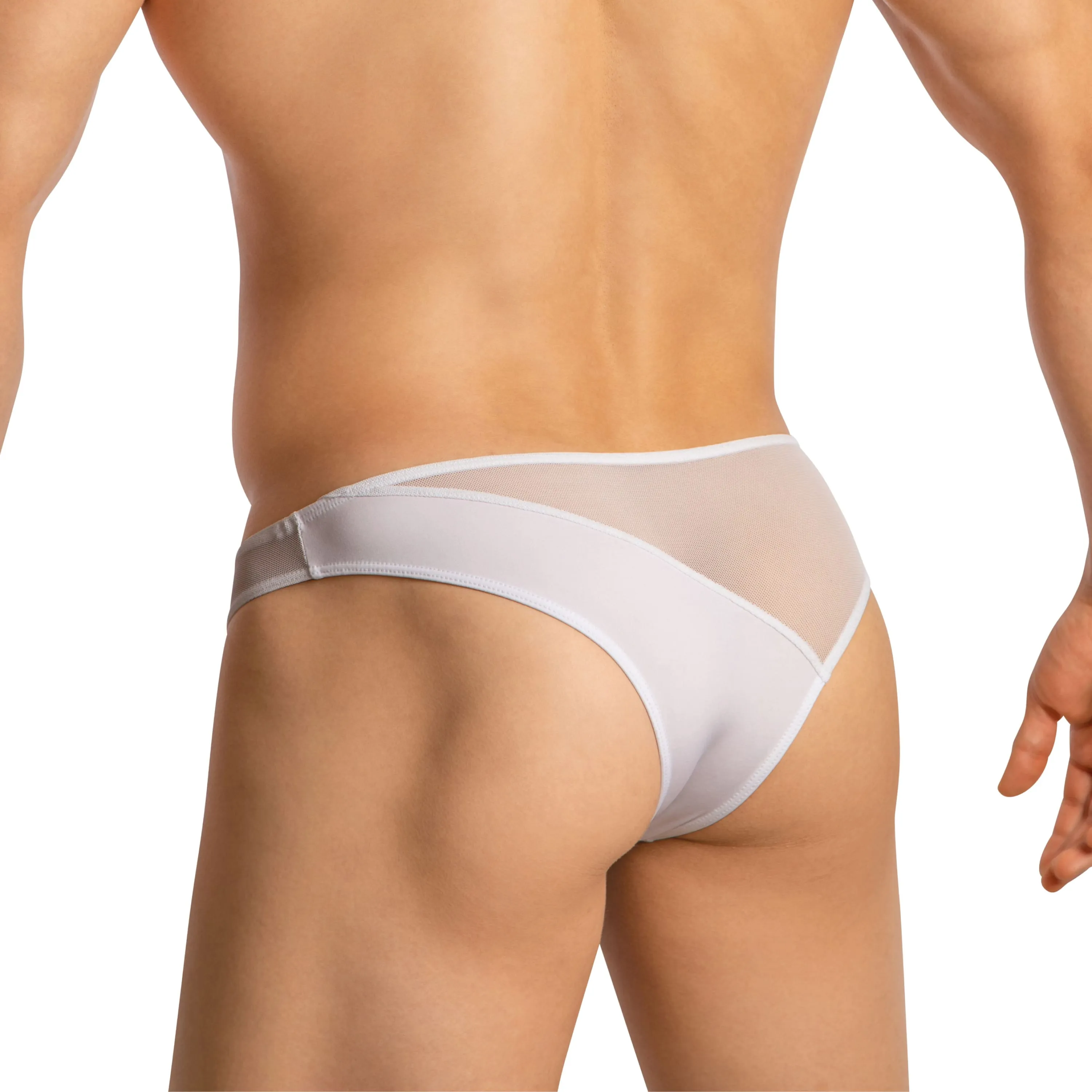 High-Quality Half-Mesh Mens Thongs - Good Devil GDJ019