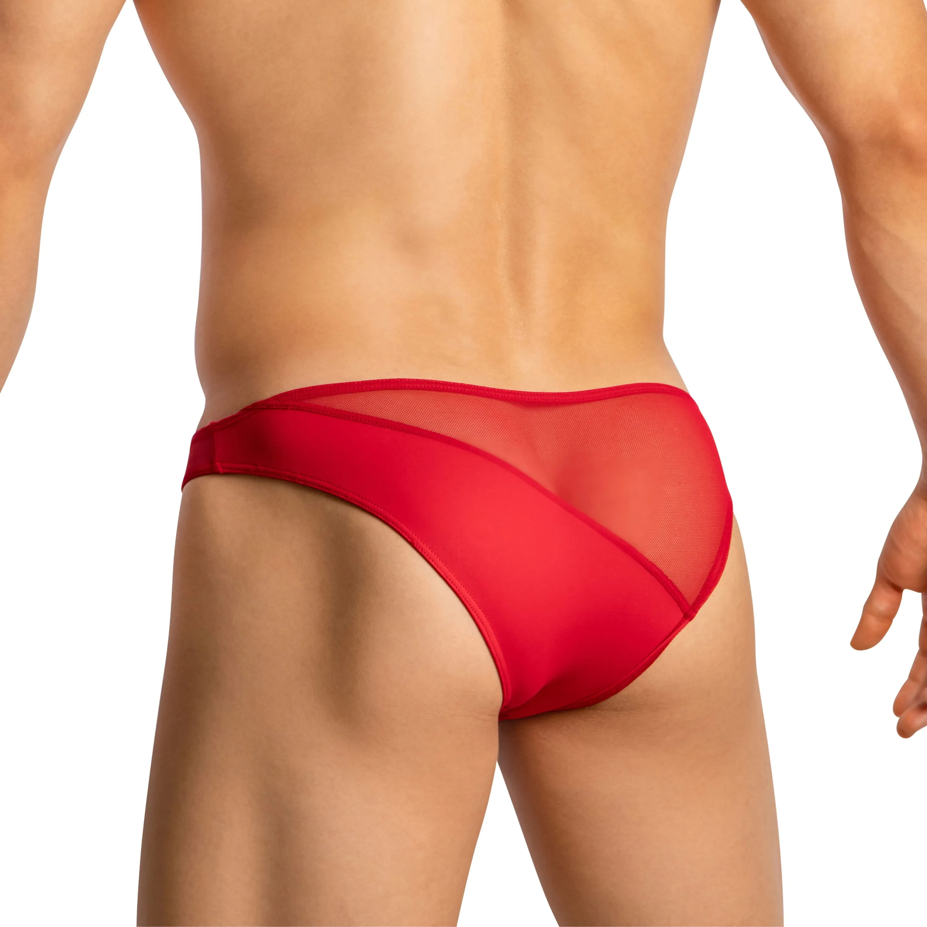 High-Quality Half-Mesh Mens Thongs - Good Devil GDJ019