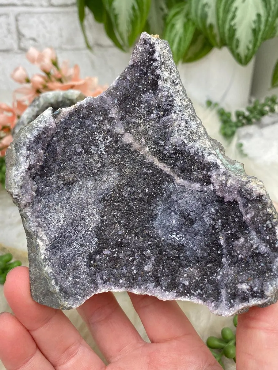 Grayish Amethyst Crystals