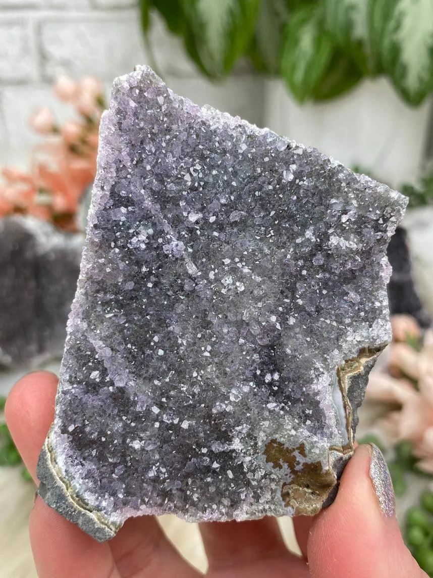 Grayish Amethyst Crystals