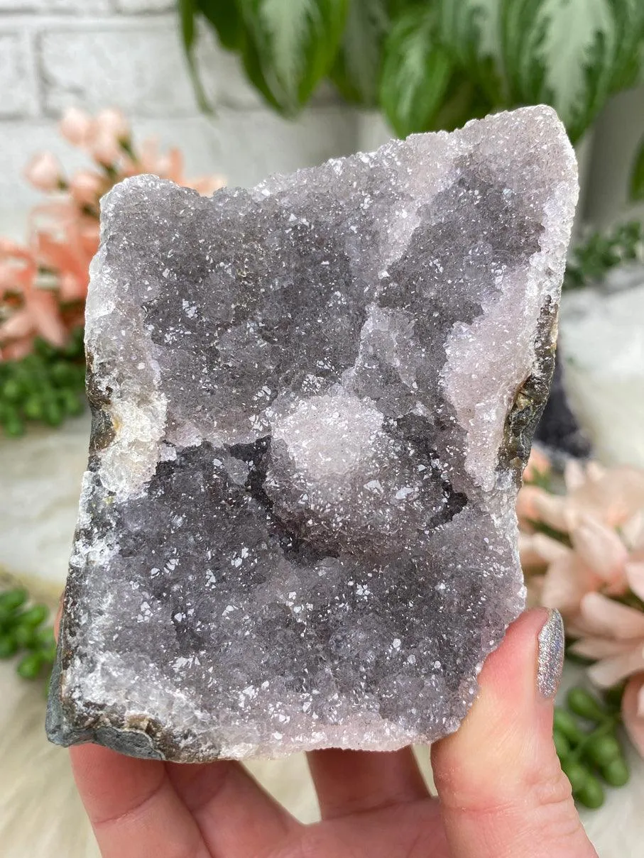 Grayish Amethyst Crystals