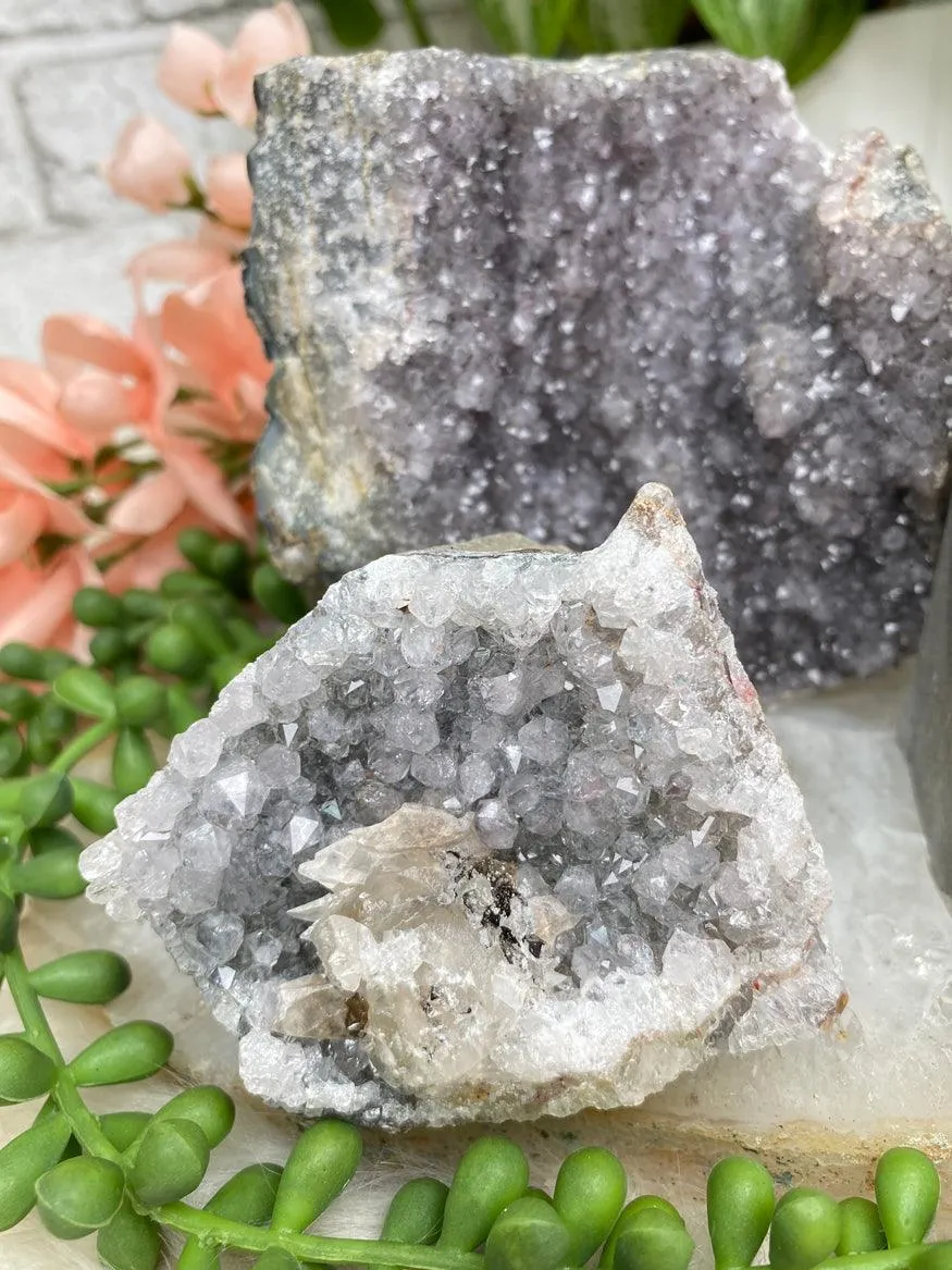 Grayish Amethyst Crystals