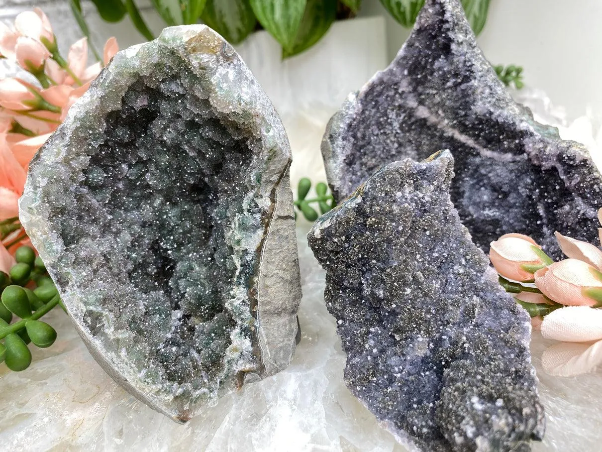 Grayish Amethyst Crystals