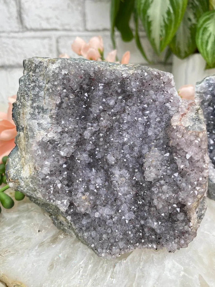 Grayish Amethyst Crystals