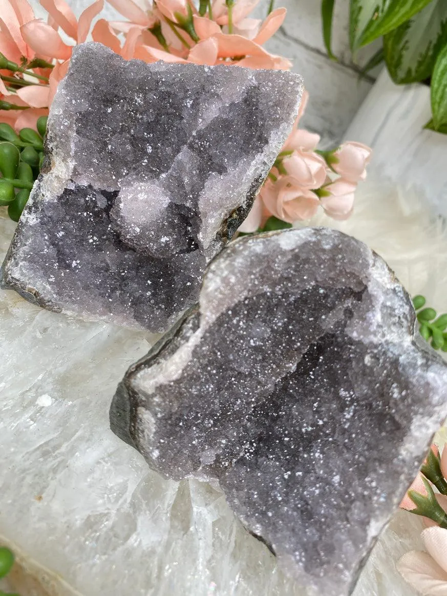 Grayish Amethyst Crystals