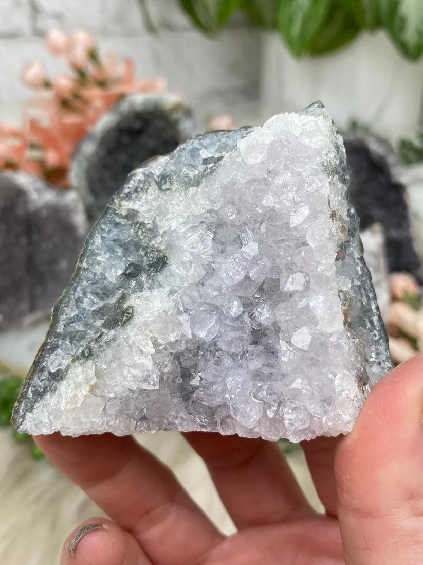 Grayish Amethyst Crystals