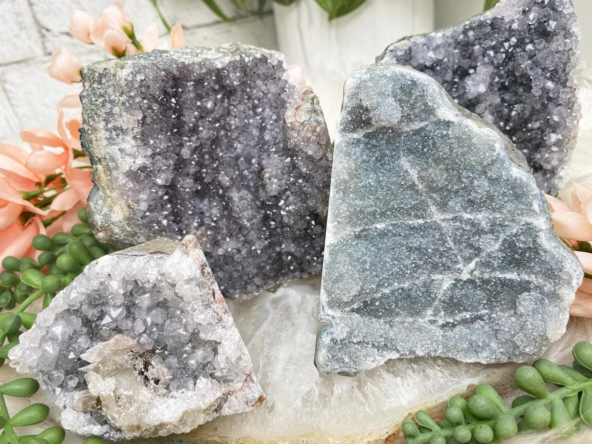 Grayish Amethyst Crystals