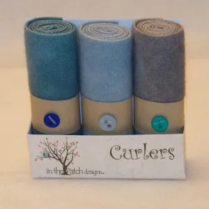 In The Patch Designs Wool Curlers ~ Ocean