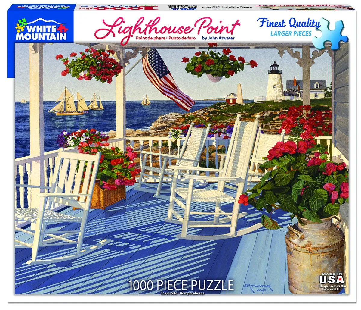 Lighthouse Point (1285pz) - 1000 Piece Jigsaw Puzzle