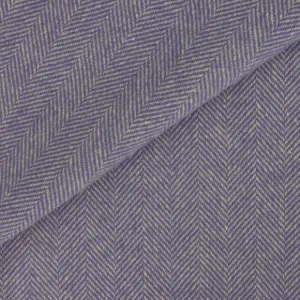 LILAC and White HERRINGBONE Fat Quarter Yard, Felted Wool Fabric