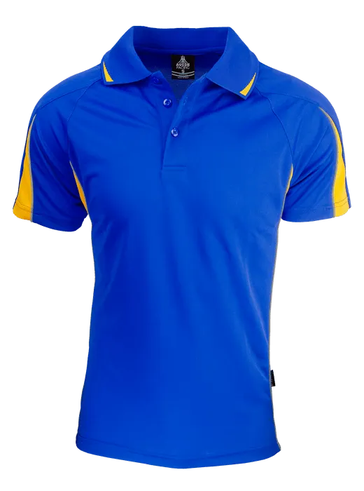 Mens Eureka Polo Royal/Gold