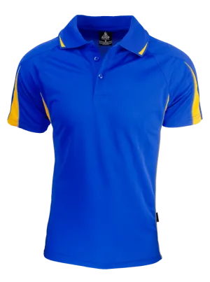 Mens Eureka Polo Royal/Gold