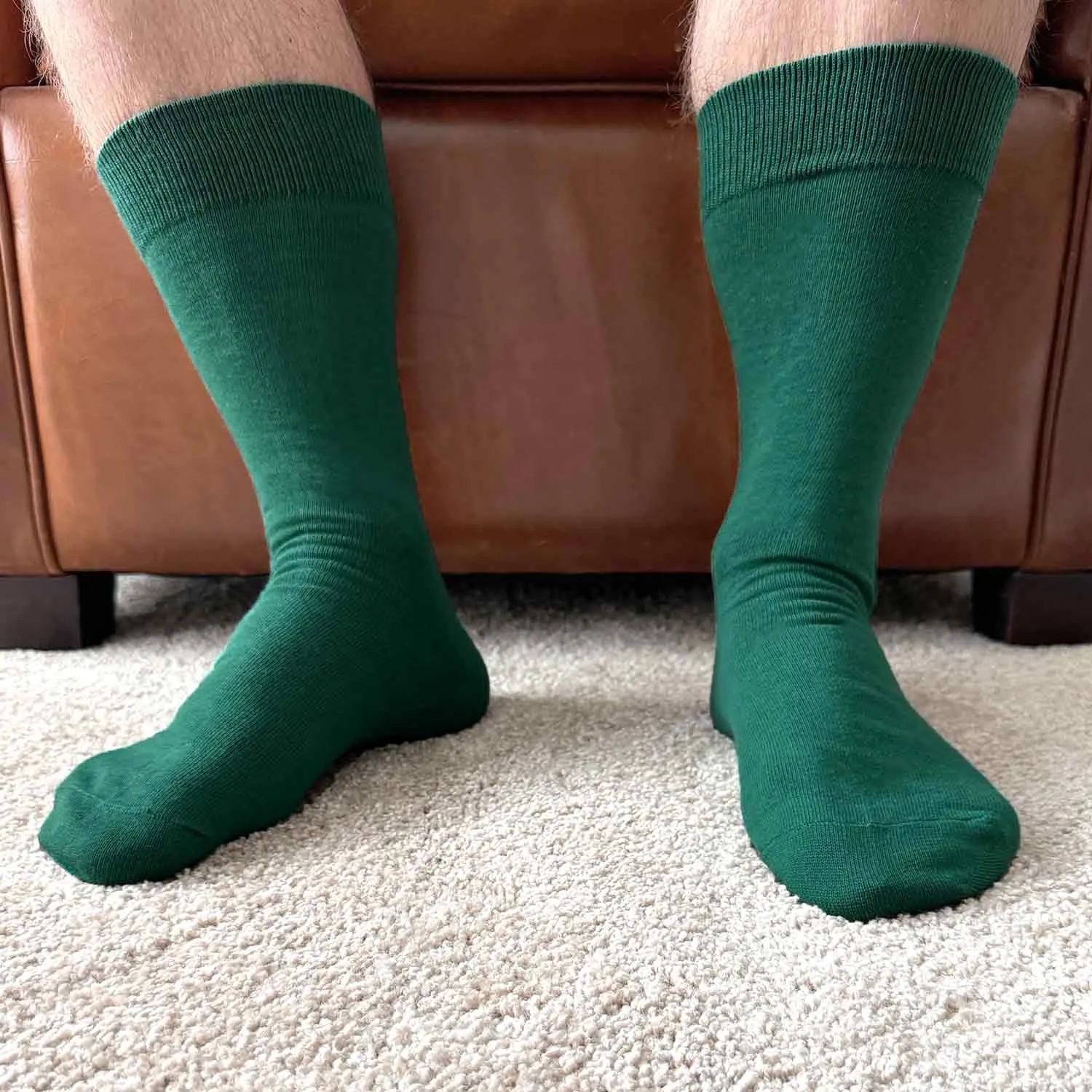 Men's Hunter Green Socks