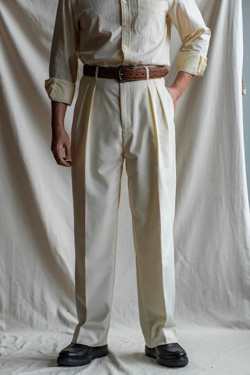 Men's Pleated Trousers