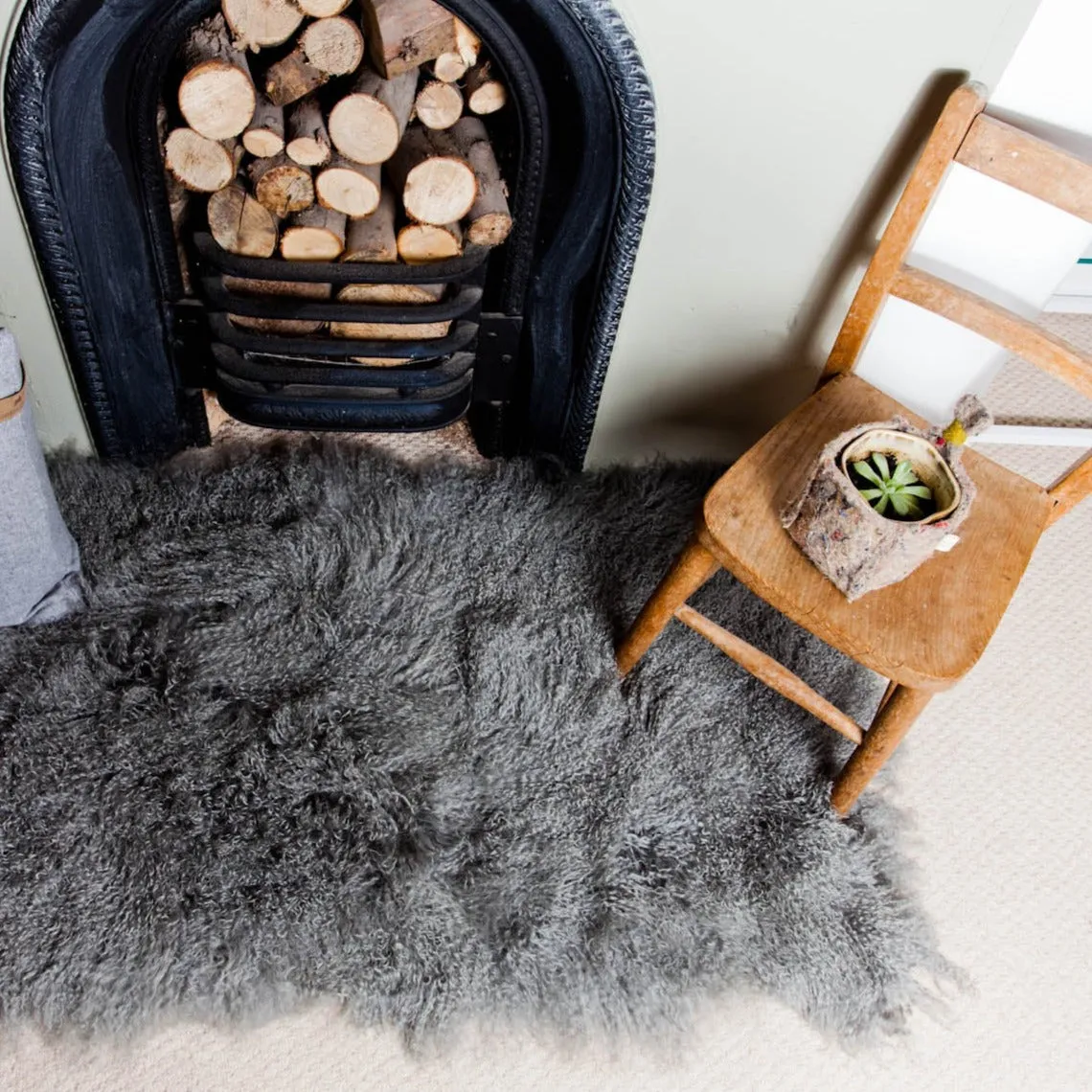 Mongolian Sheepskin Rug