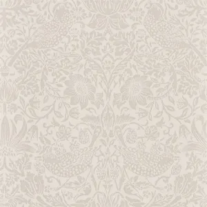 Morris & Co Pure Strawberry Thief Ecru/Cream Wallpaper