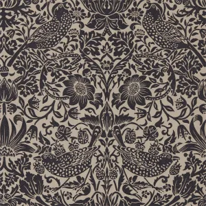 Morris & Co Pure Strawberry Thief Gilver/Graphite Wallpaper