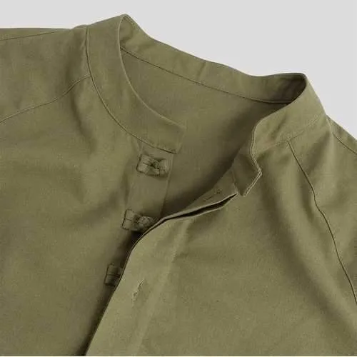 National Style Cotton Flax Shirts