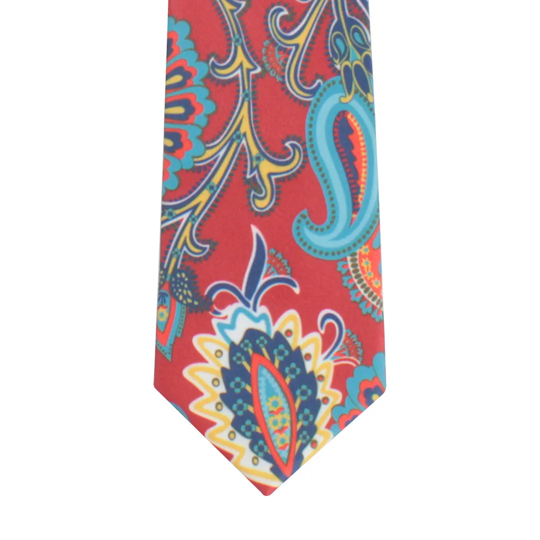 Peluche The Bewildering Flower Red Necktie for Men