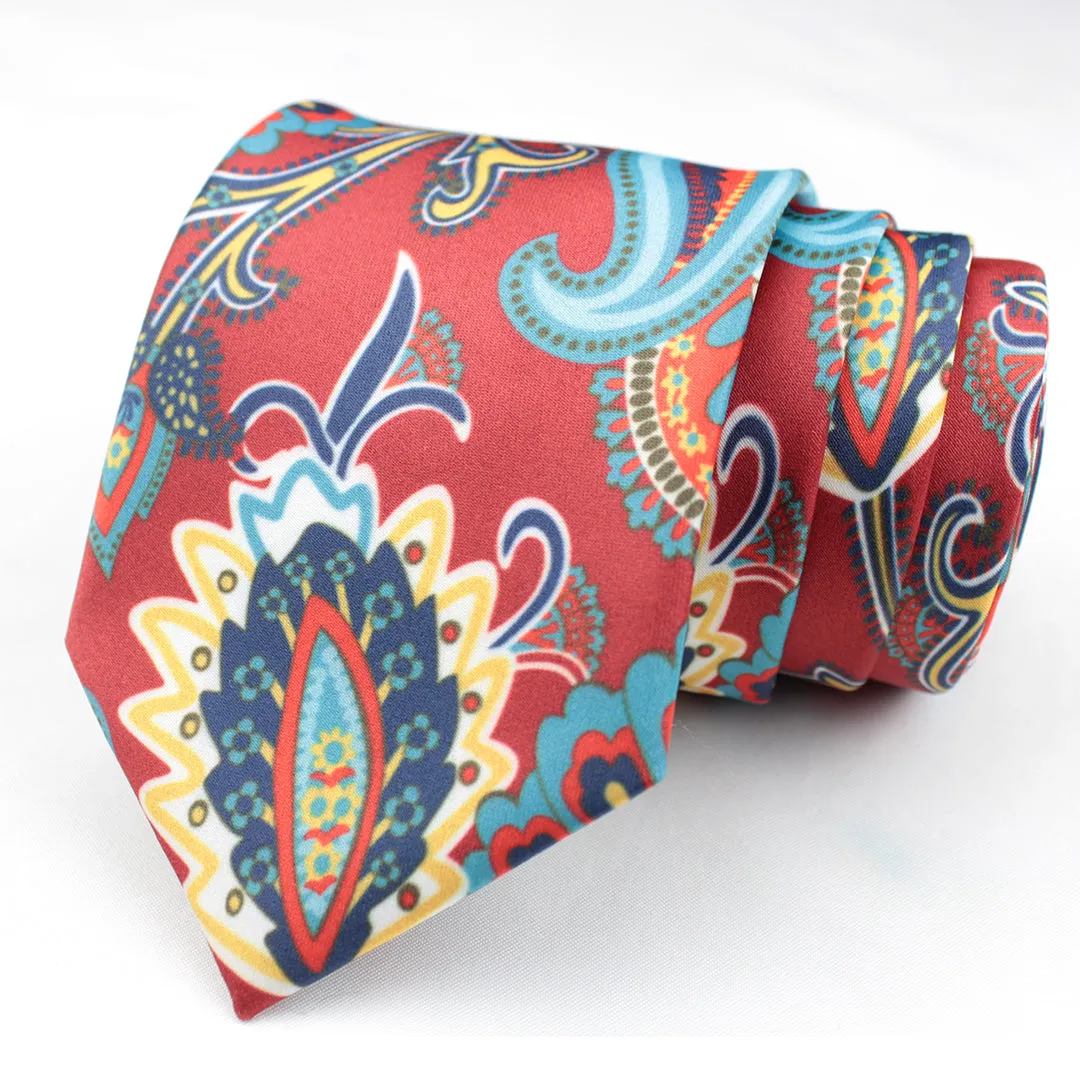 Peluche The Bewildering Flower Red Necktie for Men