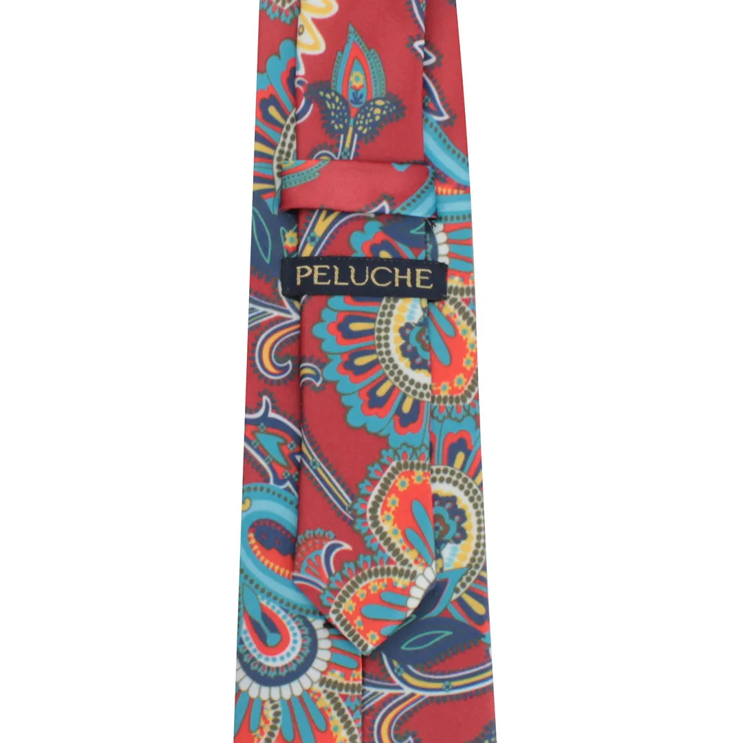 Peluche The Bewildering Flower Red Necktie for Men