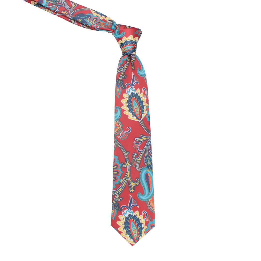 Peluche The Bewildering Flower Red Necktie for Men