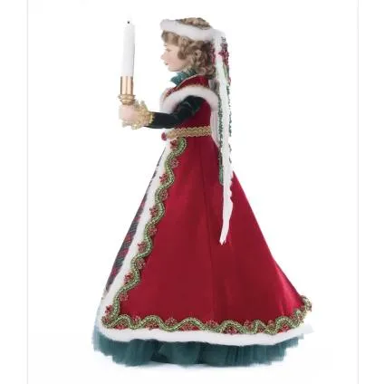 Penelope Poinsettia Angel Tree Topper 28-428329